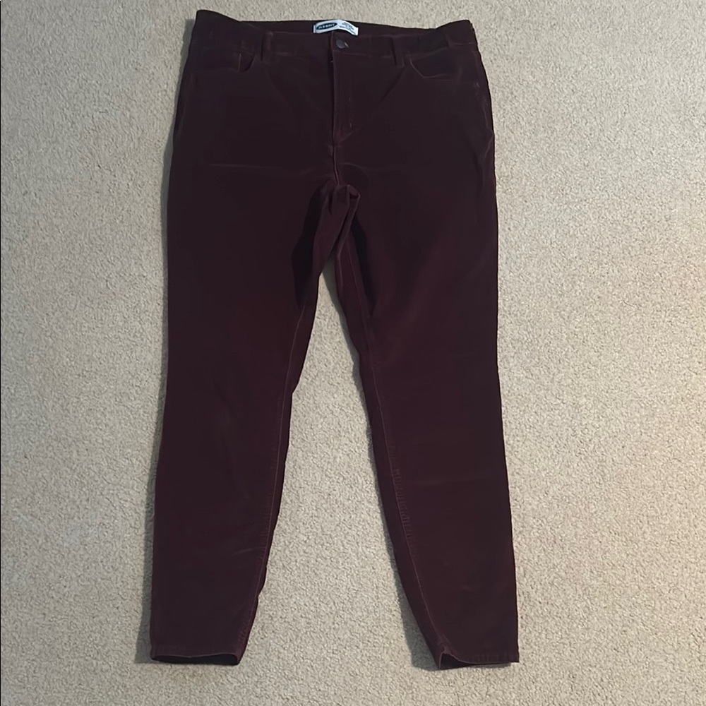 Old Navy Burgundy Pants